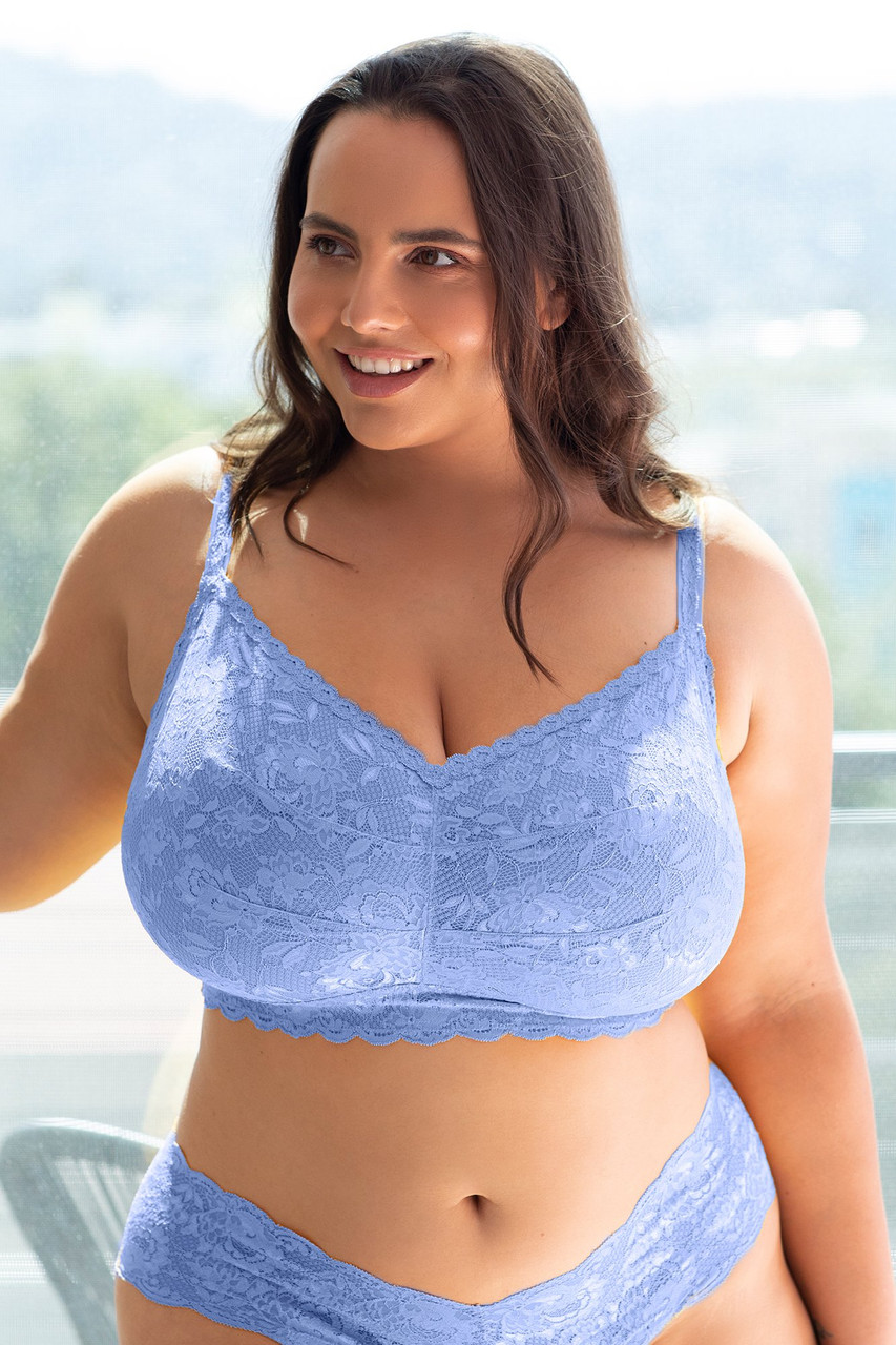 Cosabella Never Say Never Ultra Curvy Sweetie Bralette in Cielo FINAL SALE  (40% Off) - Busted Bra Shop