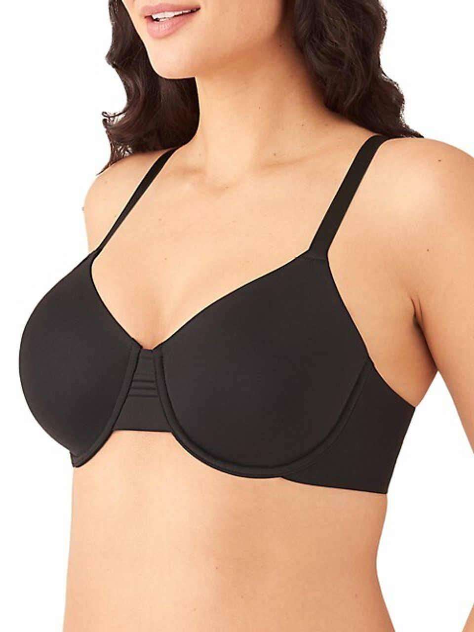 Wacoal At Ease Underwire Bra in Black
