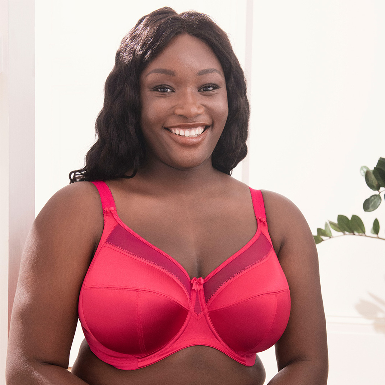 Goddess Keira Support Underwire Bra (6090),46J,Pearl Blush 