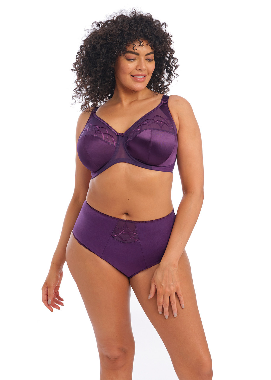 Elomi Cate Underwire Full Cup Banded Bra in Plum (PLM) FINAL SALE