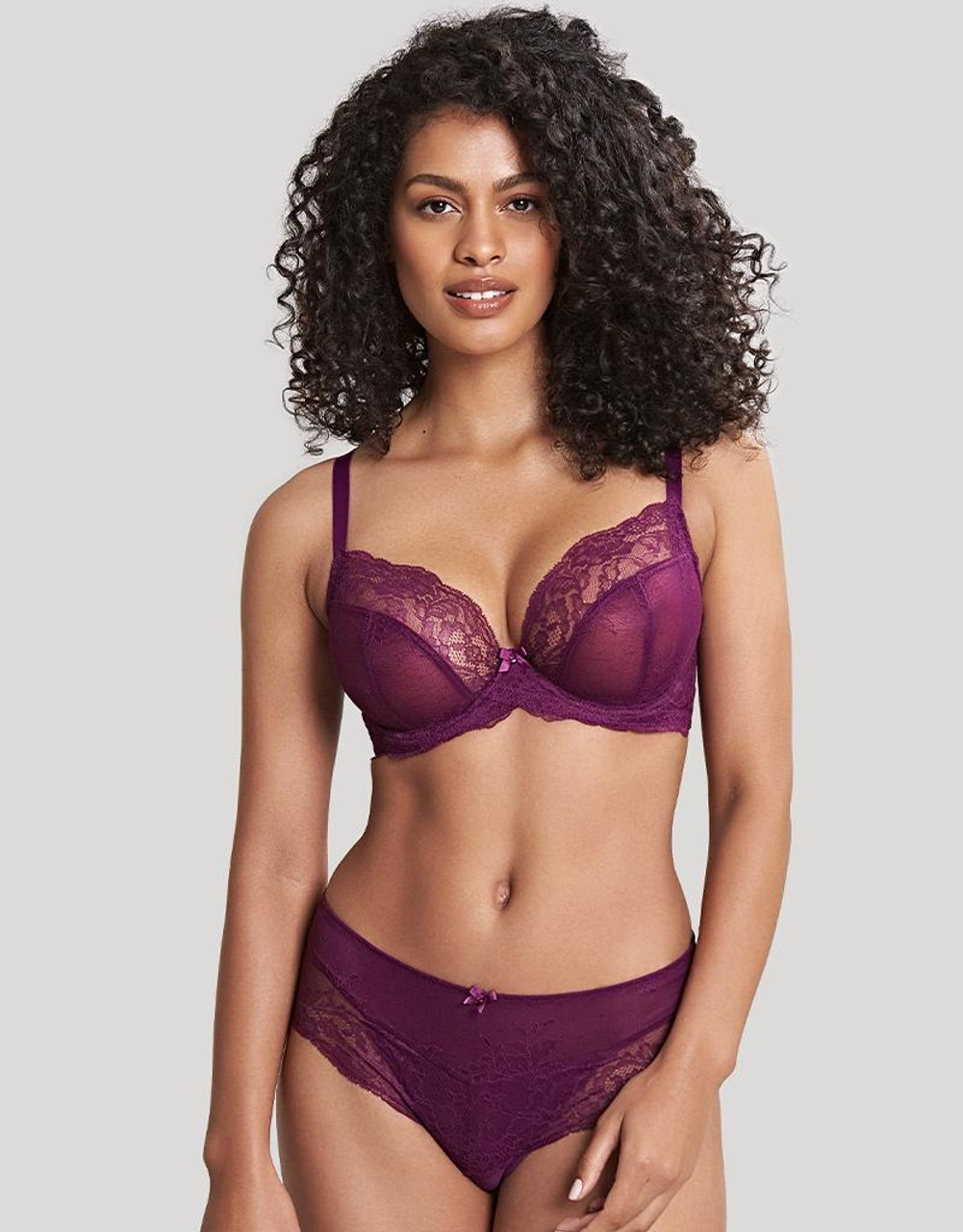 Panache Ana Plunge Bra in Damson FINAL SALE (40% Off) - Busted Bra