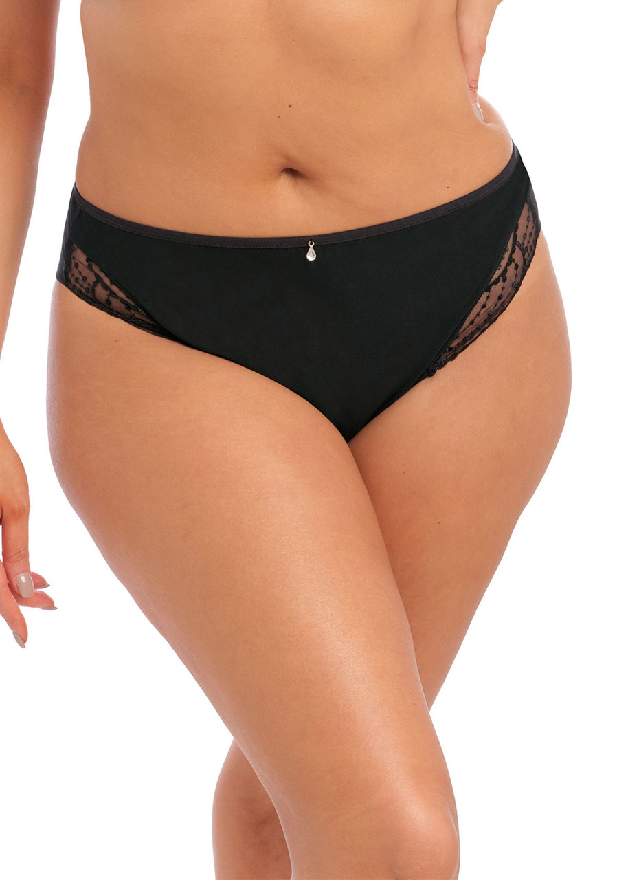No-Show Lace G String - Black Hue – Curvy Couture