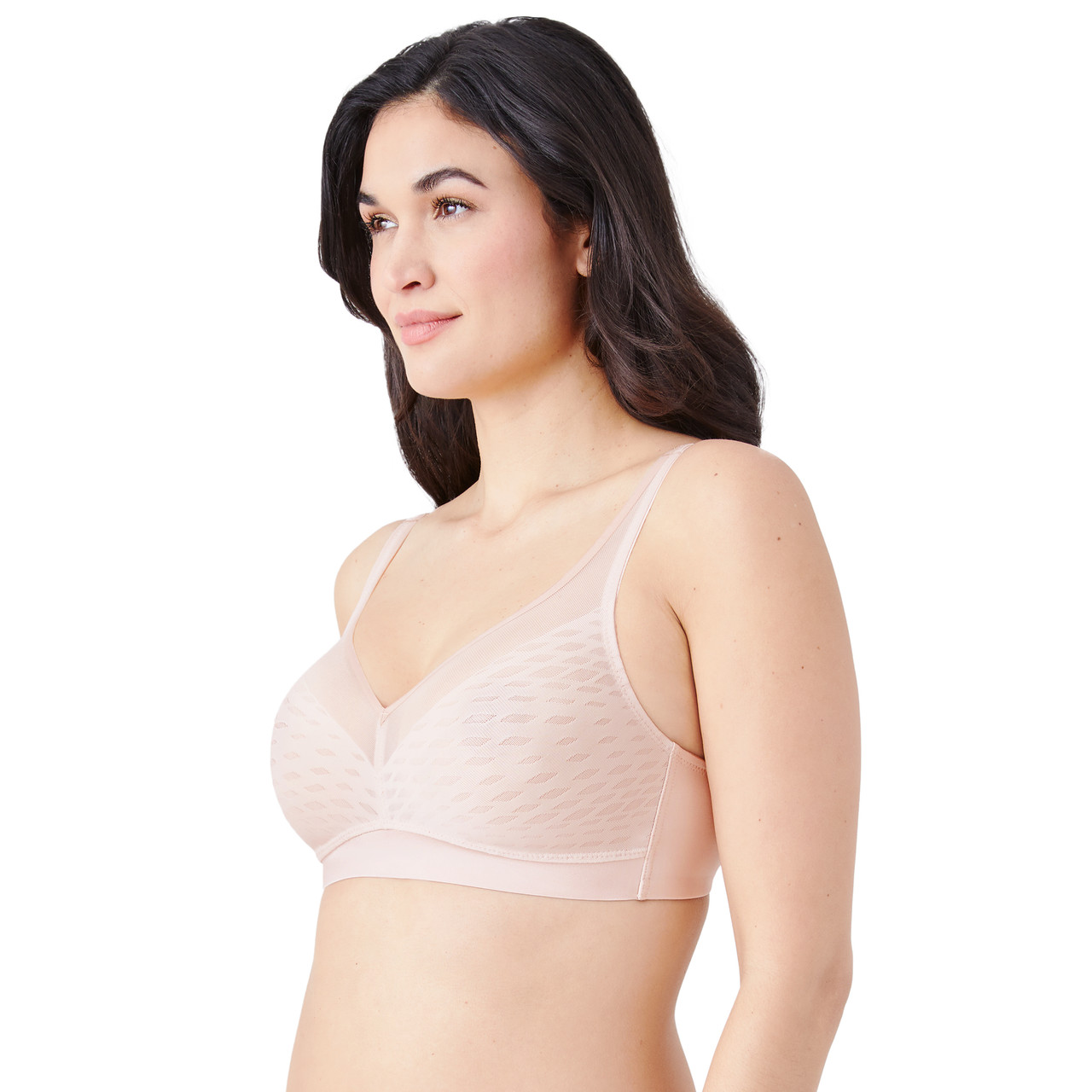 Wacoal Elevated Allure Wire-free Bra In Rose Dust