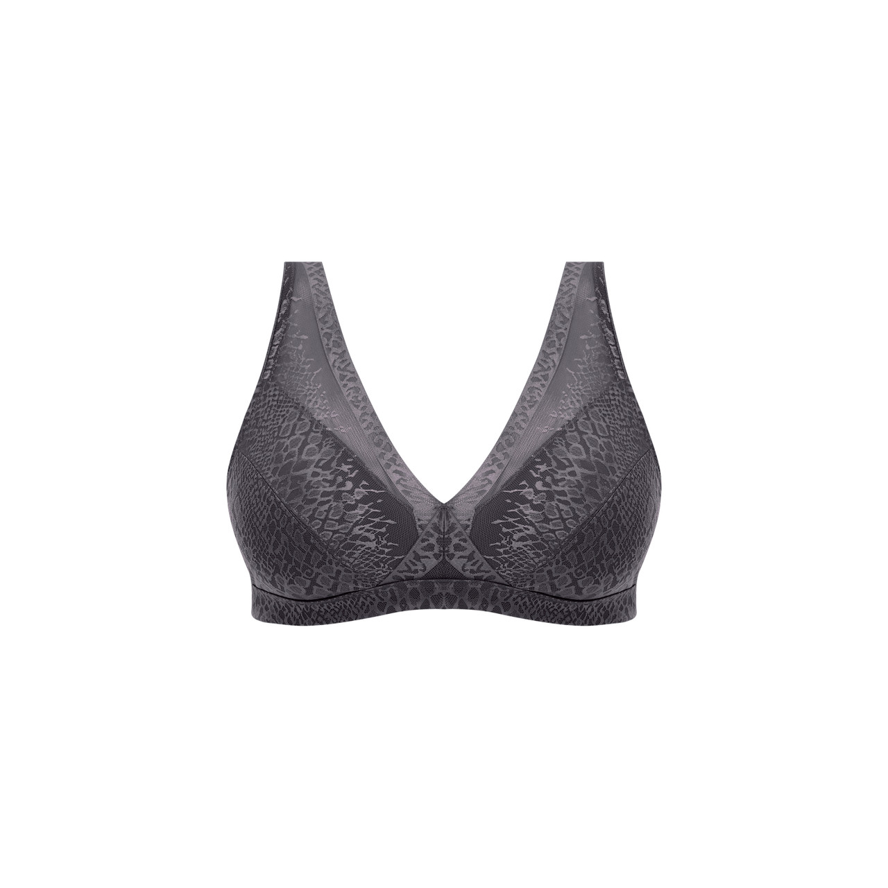 Title Nine Frog Bra ($39) liked on Polyvore featuring grey and