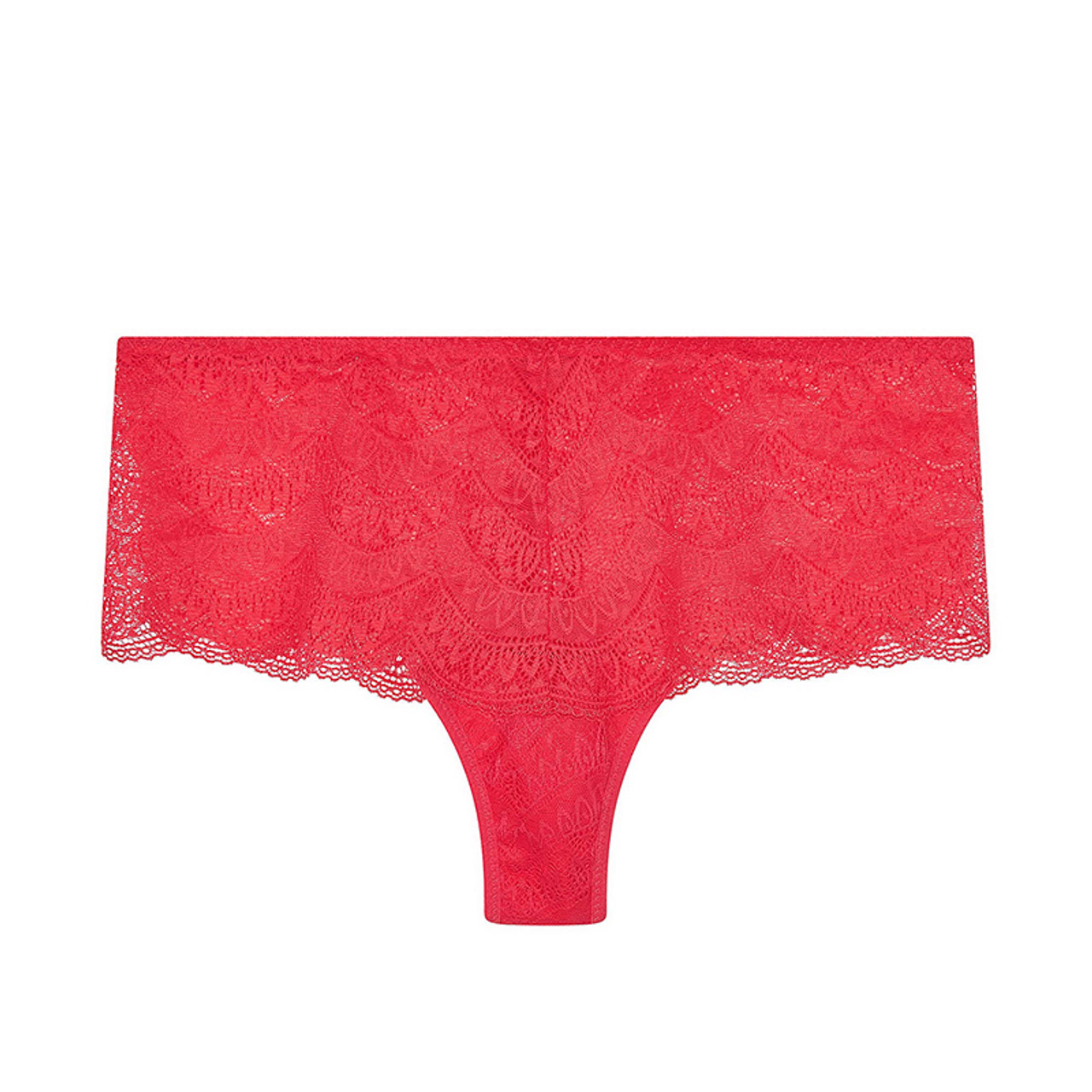 Shop Simone Pérèle Karma Scalloped Lace Tanga