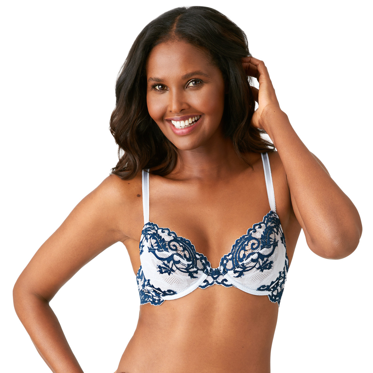Wacoal Instant Icon Underwire Bra in Arctic Ice/Titan FINAL SALE (40% Off)  - Busted Bra Shop