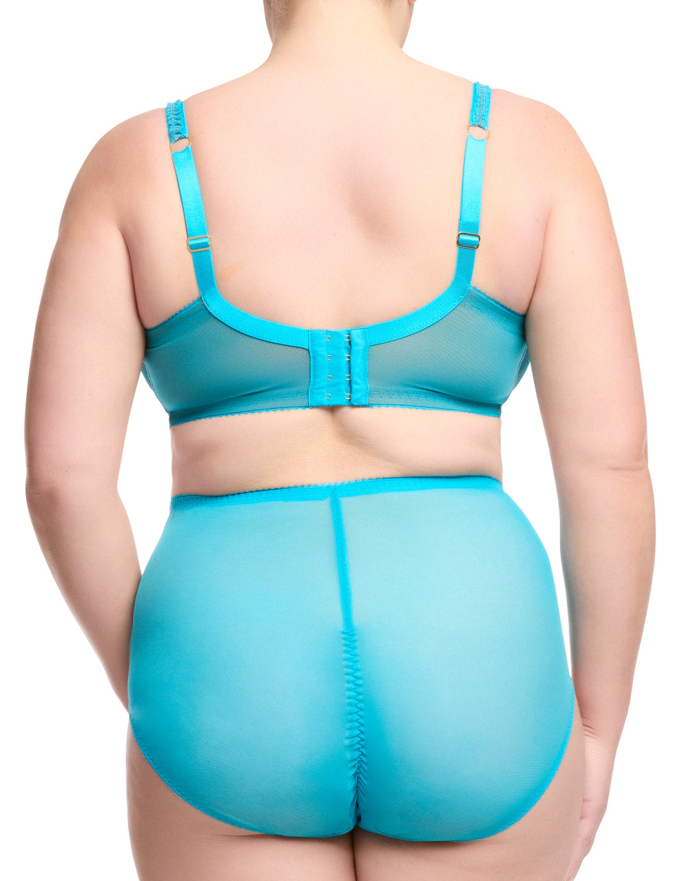 Dita von Teese Savoir Faire Full Figure Underwire Molded Bra in Turquoise  FINAL SALE (40% Off) - Busted Bra Shop