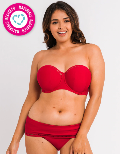 34f bandeau bikini