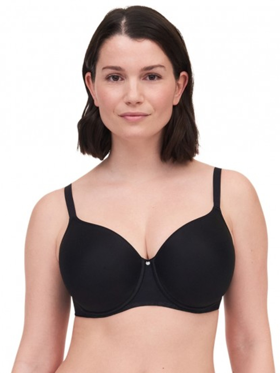 Chantelle Comfort Chic Full Coverage Custom Fit Bra in Black (11) - Busted  Bra Shop