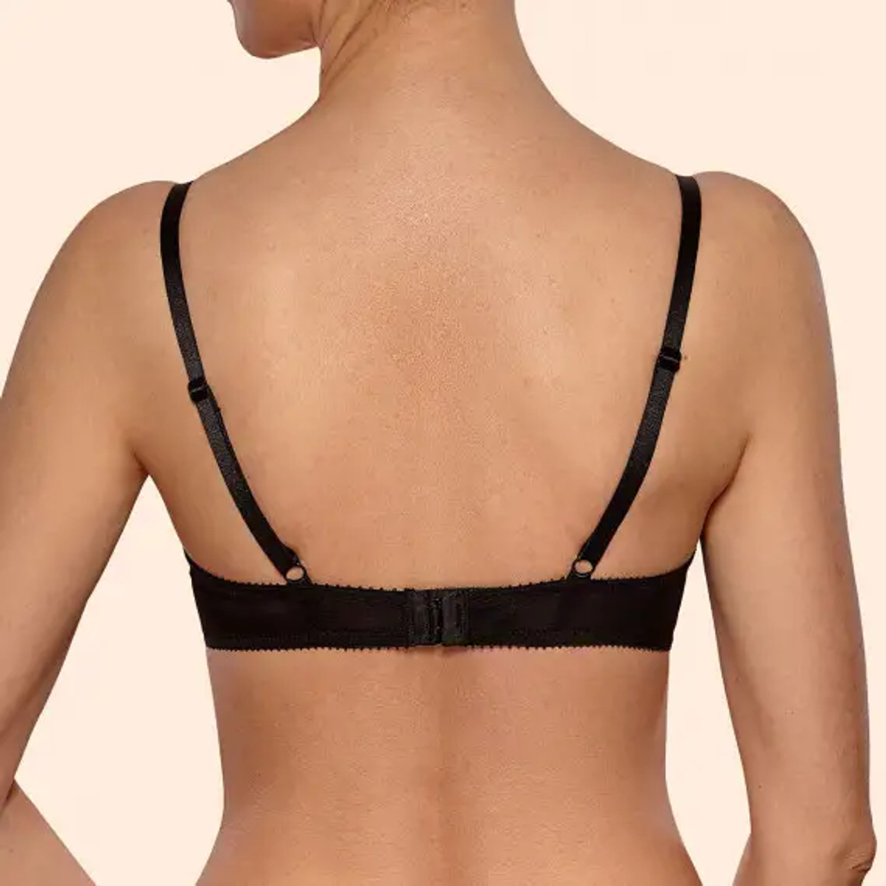 Ajour Adelphy Padded Push Up Bra in Black FINAL SALE