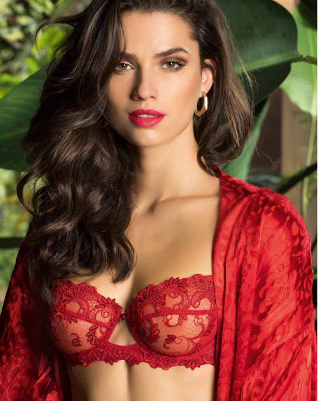Lise Charmel Dressing Floral Demi Cup Full Support Bra in Dressing Solaire  - Busted Bra Shop