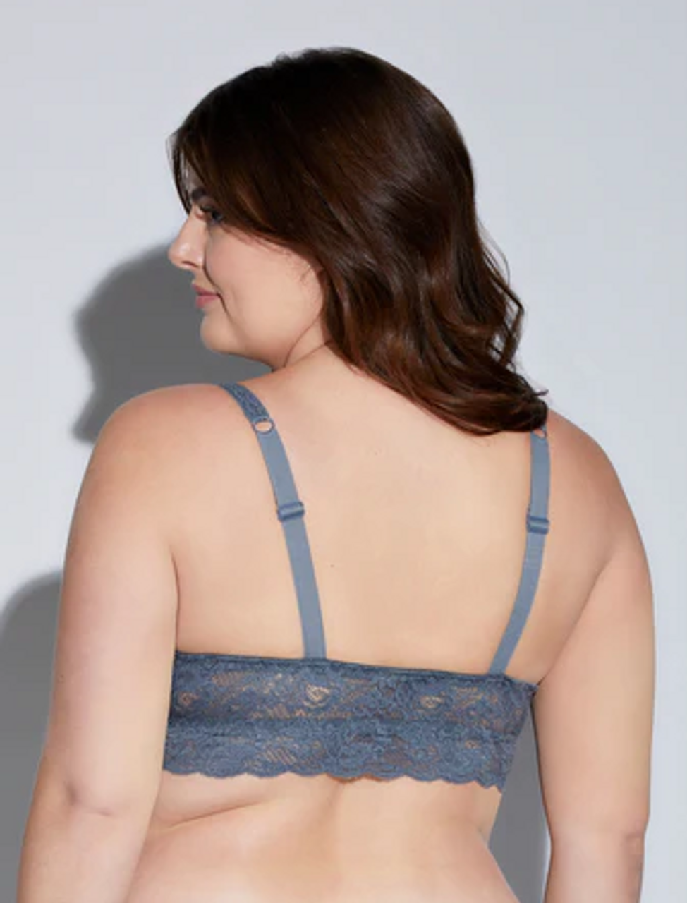 Cosabella Never Say Never Extended Sweetie Bralette in Graphite