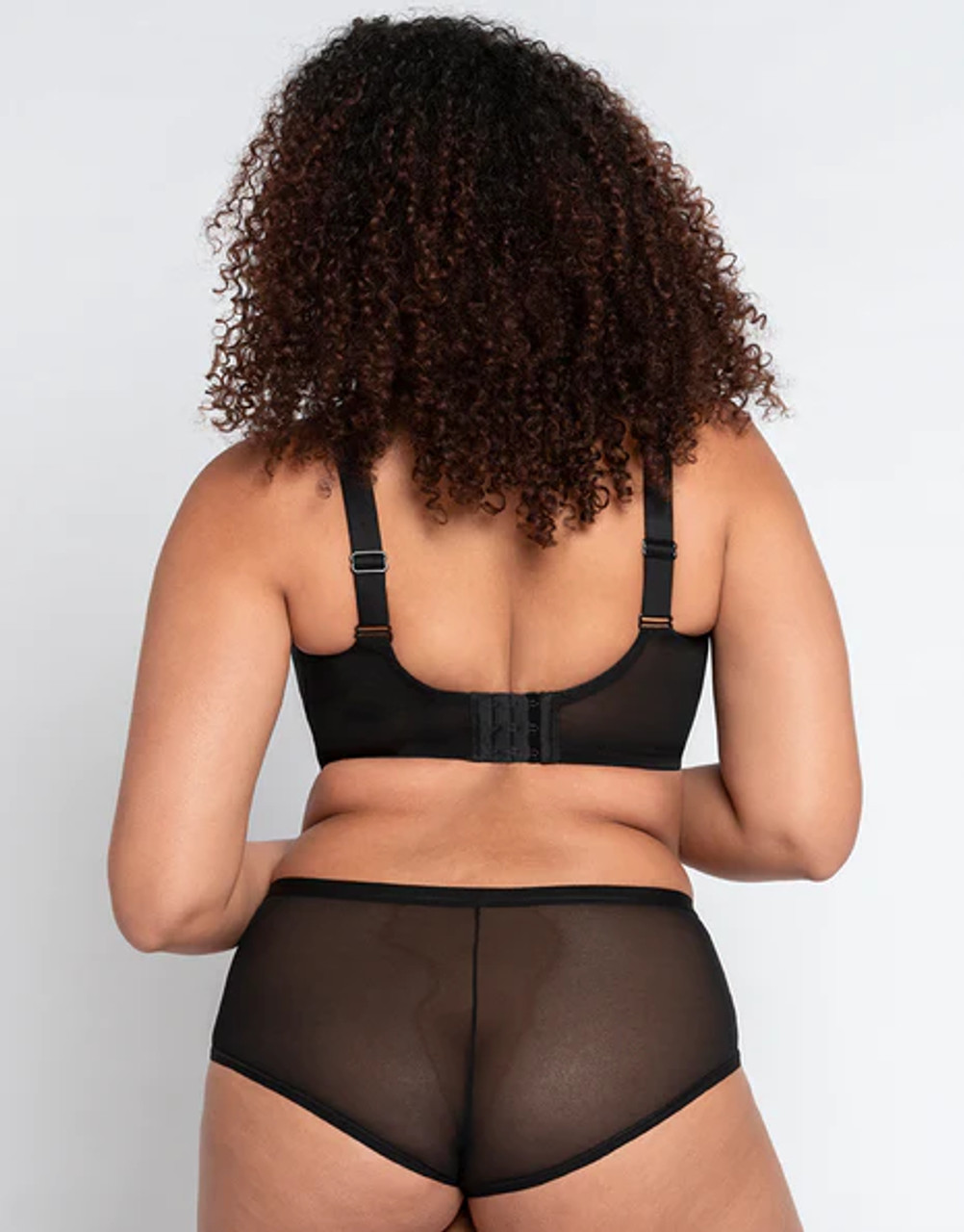 Curvy Couture Fantasia Spacer Bra in Black FINAL SALE (25% Off