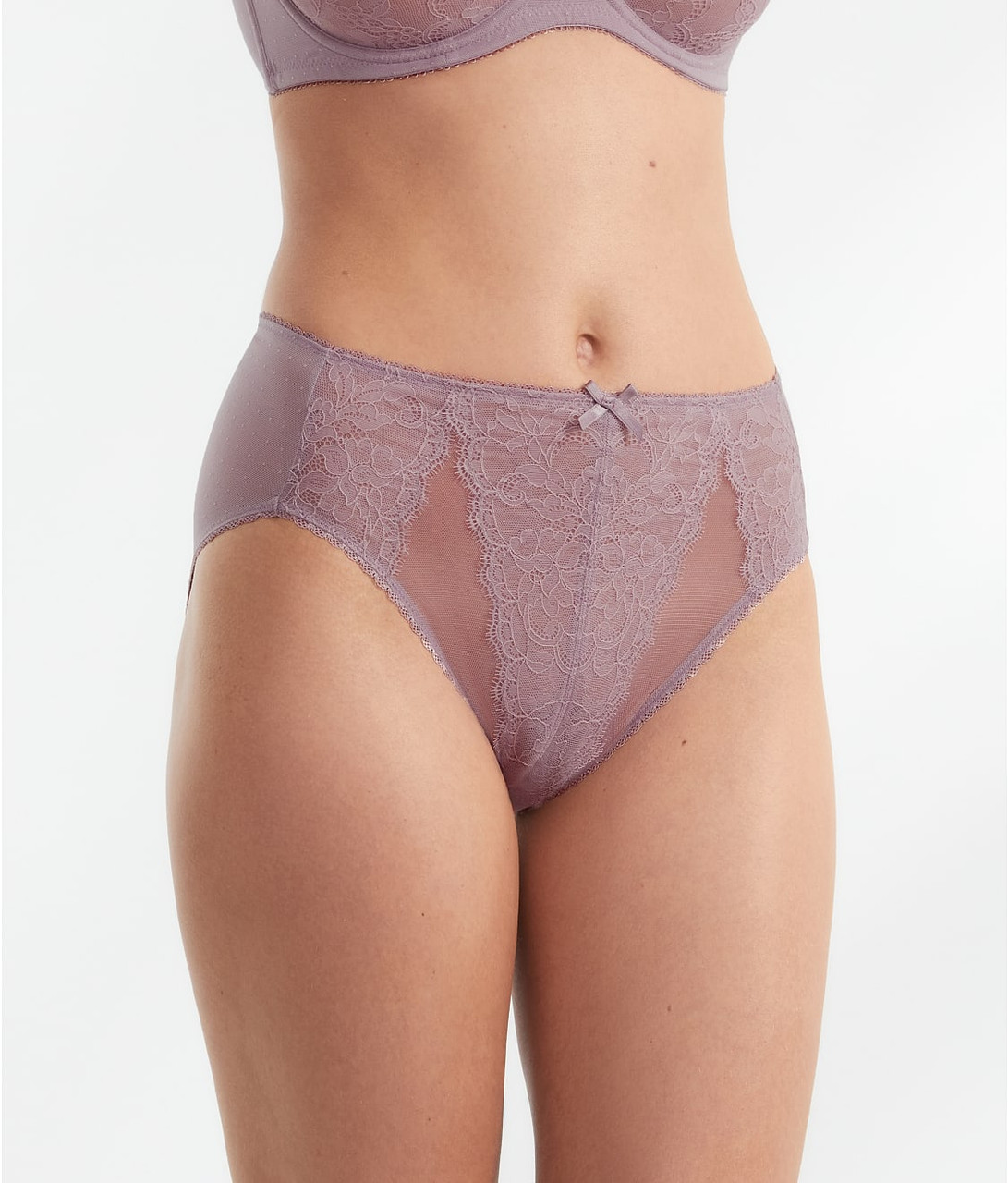 Wacoal Retro Chic Hi-Cut Brief in Taupe - Busted Bra Shop