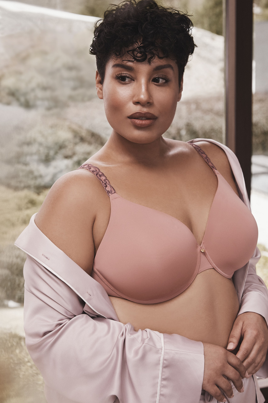 Natori Pure Luxe Full Fit Bra in Frosé/Red Clay - Busted Bra Shop