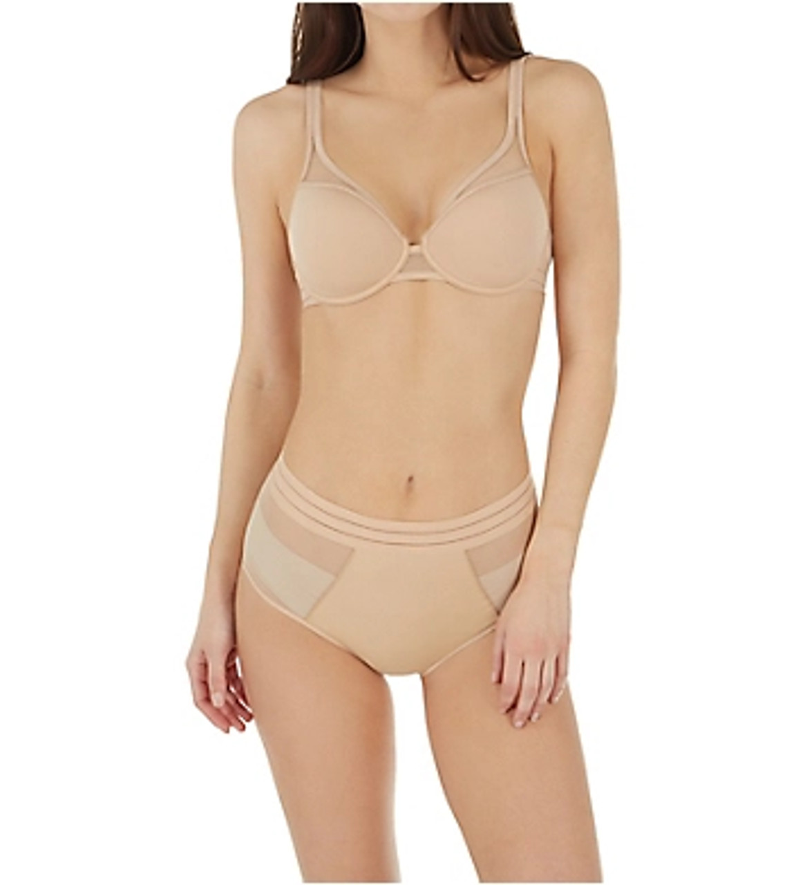 「NUDE OR LAFORET」非売品ノベルティPantie&Briefセット Sculptresse by Panache Women's Plus Size Pure Lace Full