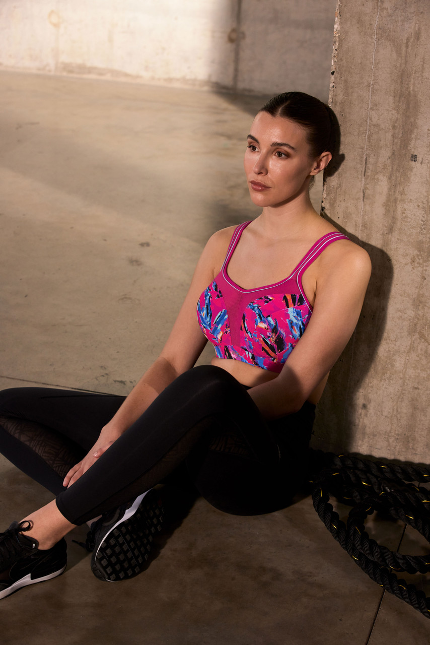 Panache Wired Sports Bra in Abstract Orchid FINAL SALE (40% Off)