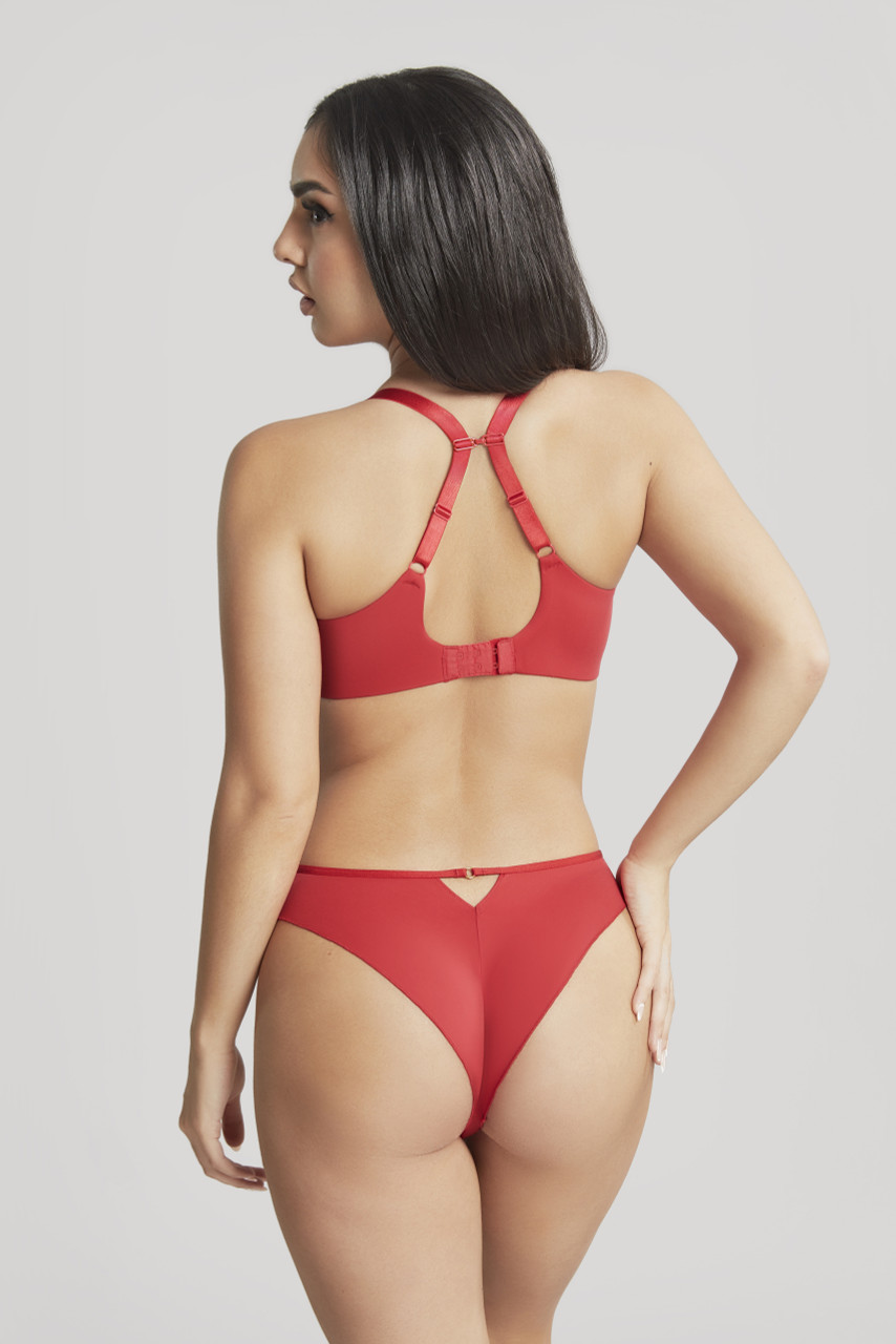 Cleo Faith Amour Brazilian Brief in Scarlet FINAL SALE (40% Off)