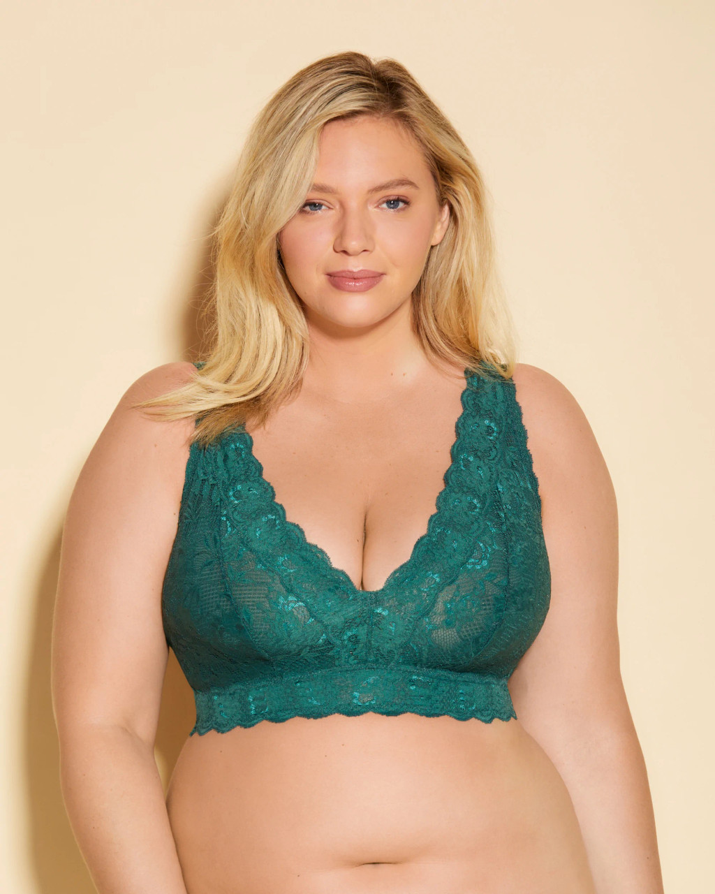 Cosabella Never Say Never Curvy Plungie Longline Bralette in Congo – Belle  Mode Intimates