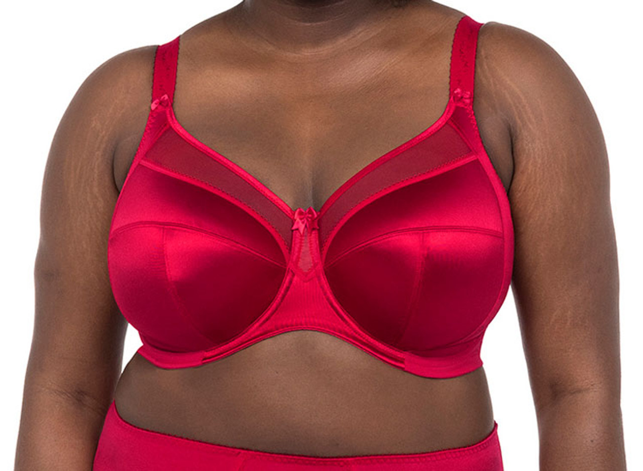 GODDESS Women's Full Coverage Bra, Opaque, Magenta Mix, 36HH