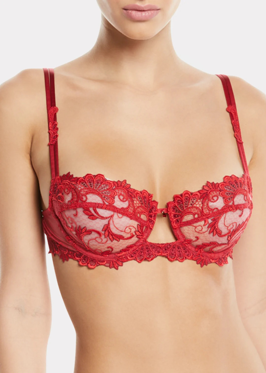 Lise Charmel Dressing Floral Demi Cup Bra in Dressing Solaire - Busted Bra  Shop