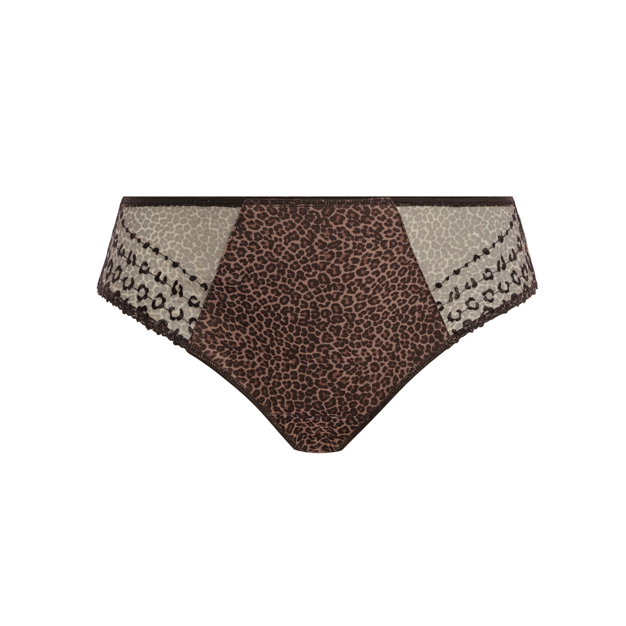 ELOMI Damen Matilda Slip – Voller Abdeckung Im Bikini-Stil | Mit Baumwollfutter Und Mesh-Einsätzen