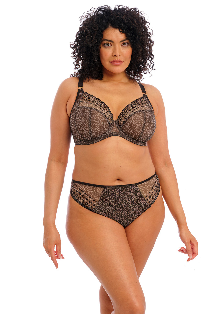 Elomi Matilda Thong in Leopard (LED) - Busted Bra Shop