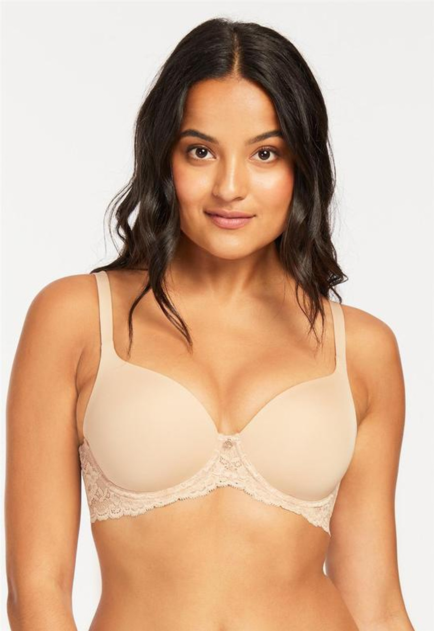 Montelle Women's Pure Plus Soft Foam Cup Full Coverage T-Shirt Bra, Black,  32G