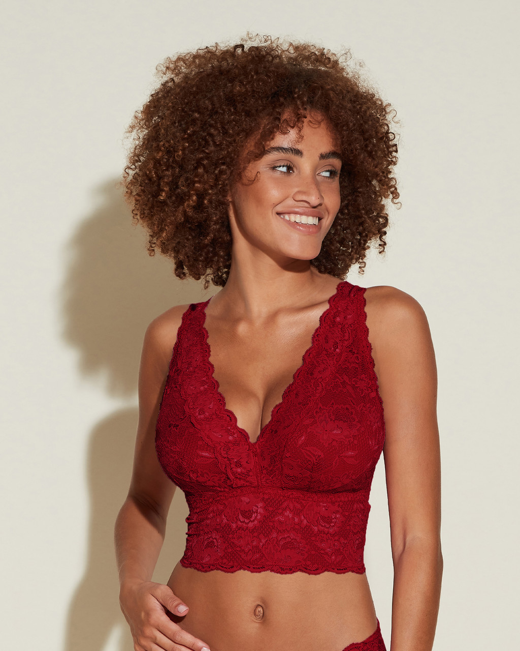 Cosabella  Never Say Never Extended Plungie Longline Bralette