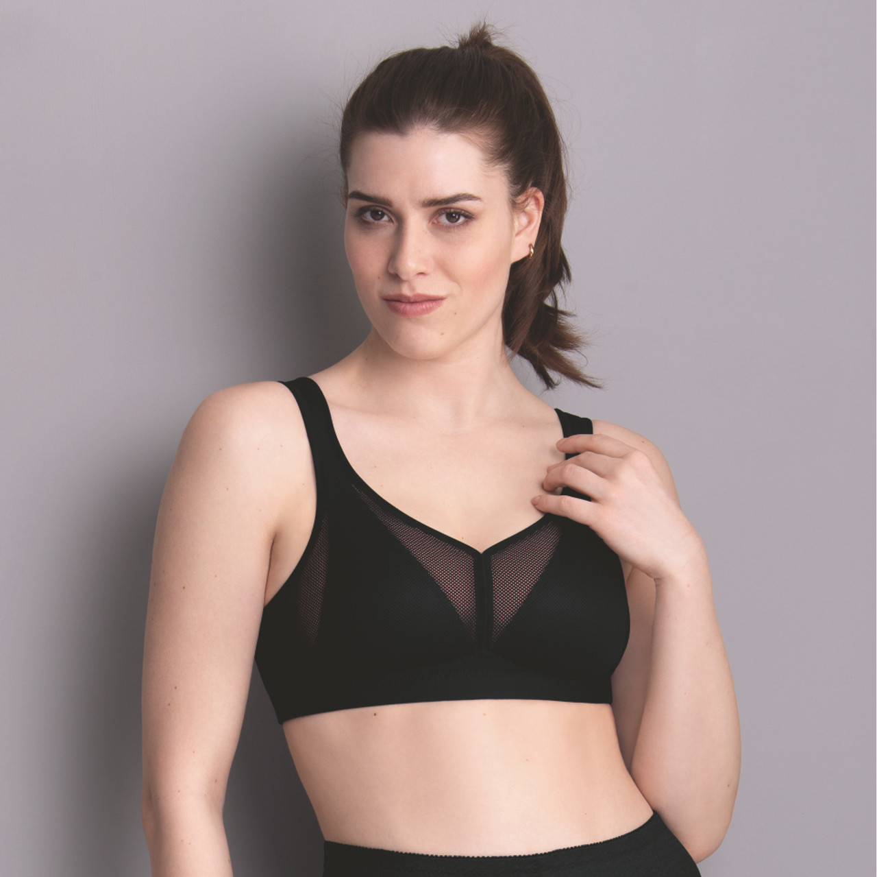 Anita Air Control Delta Pad Special Sports Bra in Black - Busted