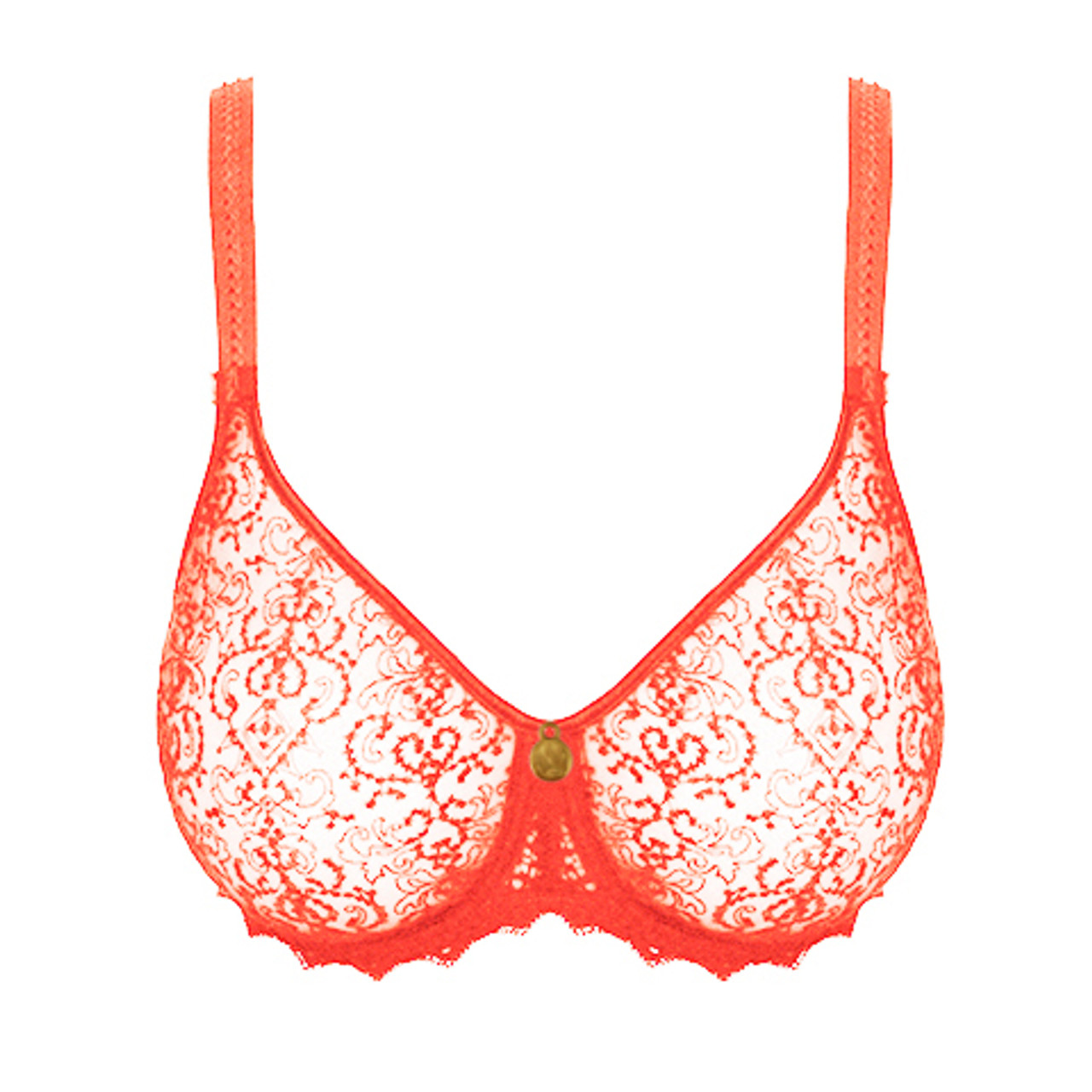 Empreinte Cassiopée Seamless Full Cup Bra in Papaye - Busted Bra Shop
