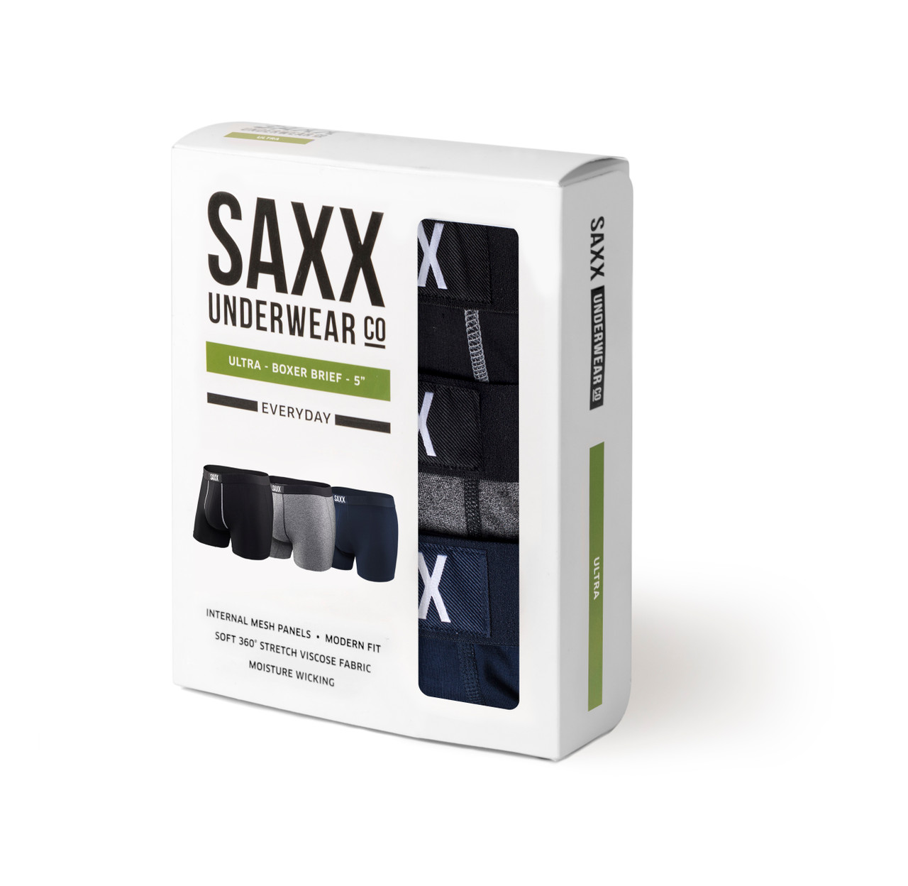 Ultra Boxer Brief in Navy Summit Stripe by SAXX Underwear Co. - Hansen's  Clothing