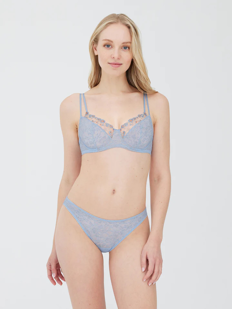  Skarlett Blue Women's Lacy Full Coverage Underwire Bra