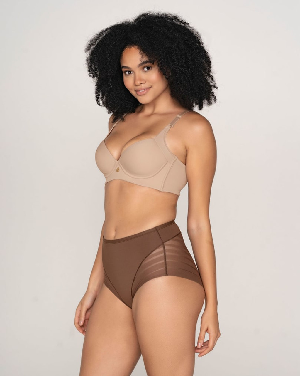 Leonisa - Lace Stripe Undetectable Classic Shaper Panty - 012903