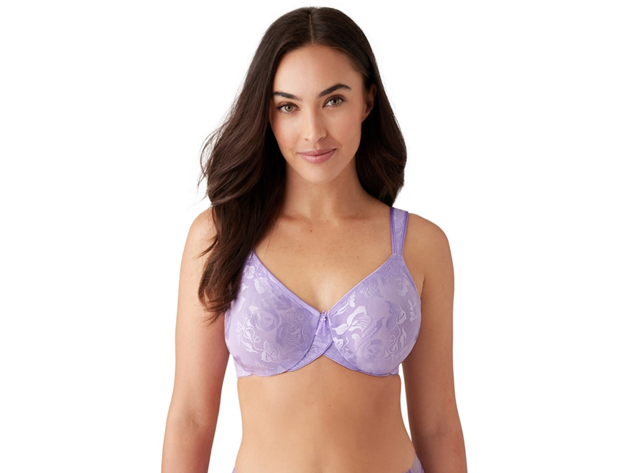 Wacoal Awareness Full Figure Seamless Underwire Bra in Purple Rose (516) -  Busted Bra Shop