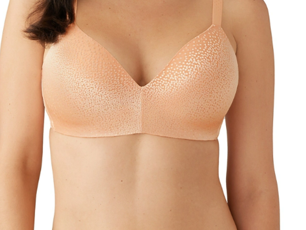 Wacoal Back Appeal Wirefree Contour Bra in Almost Apricot (839)