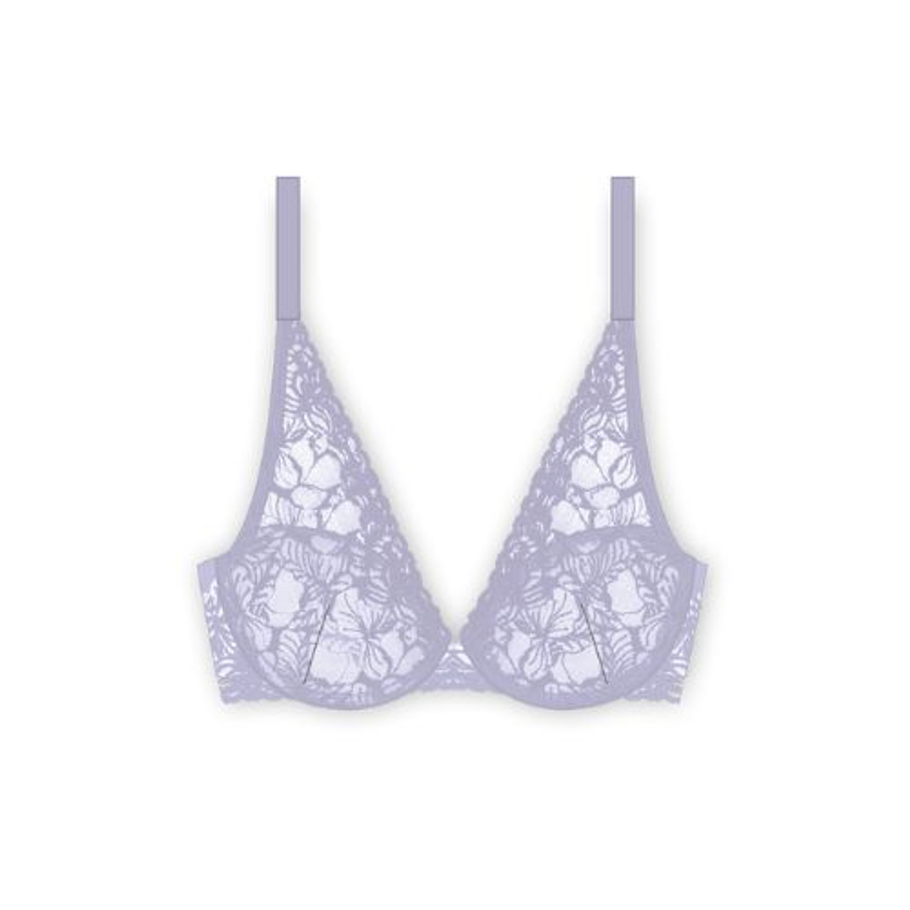 Gemsli Elegant High-Apex Plunge Bra in Fairy Mist - Busted Bra Shop