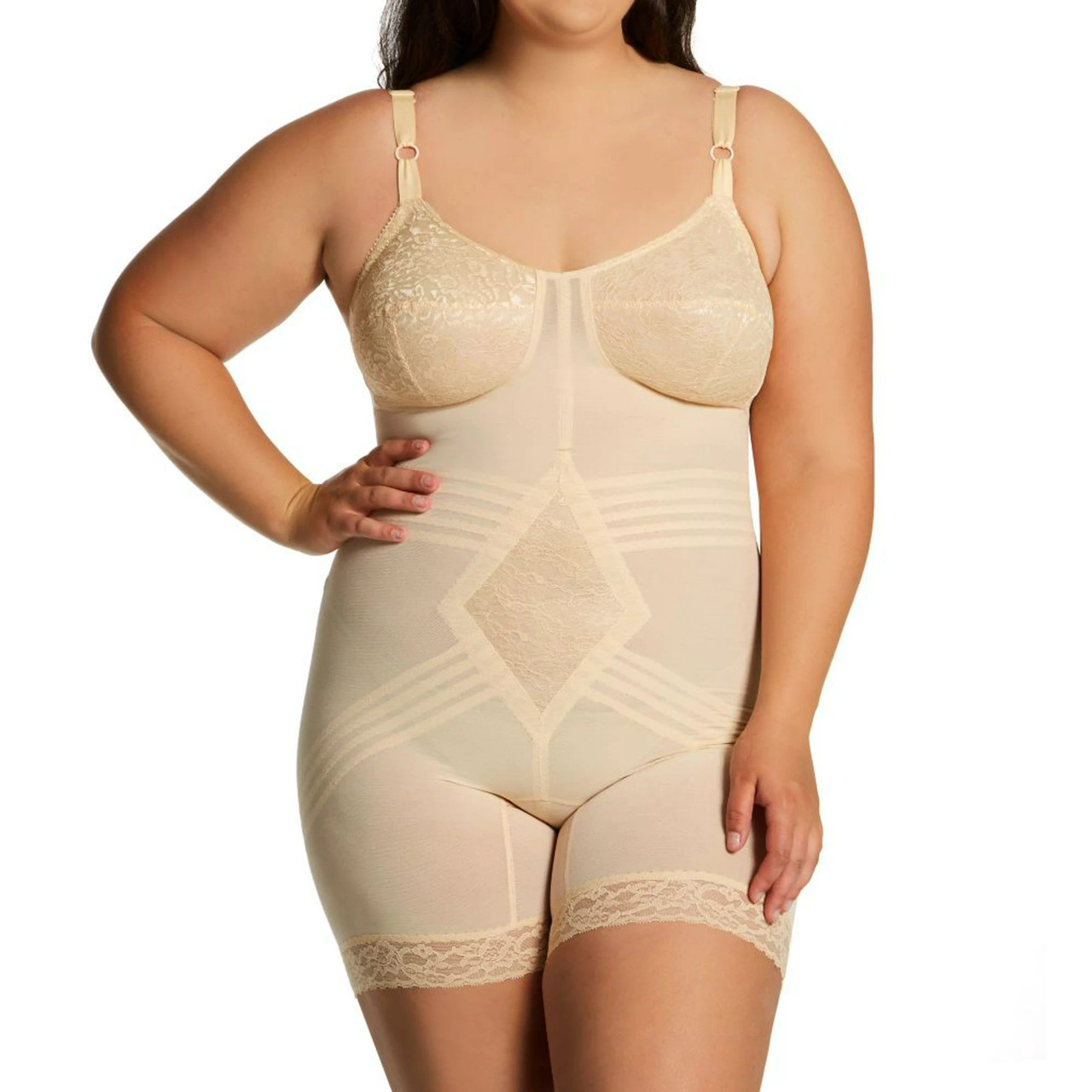 Rago Open Bottom Body Briefer Extra Firm Shaping