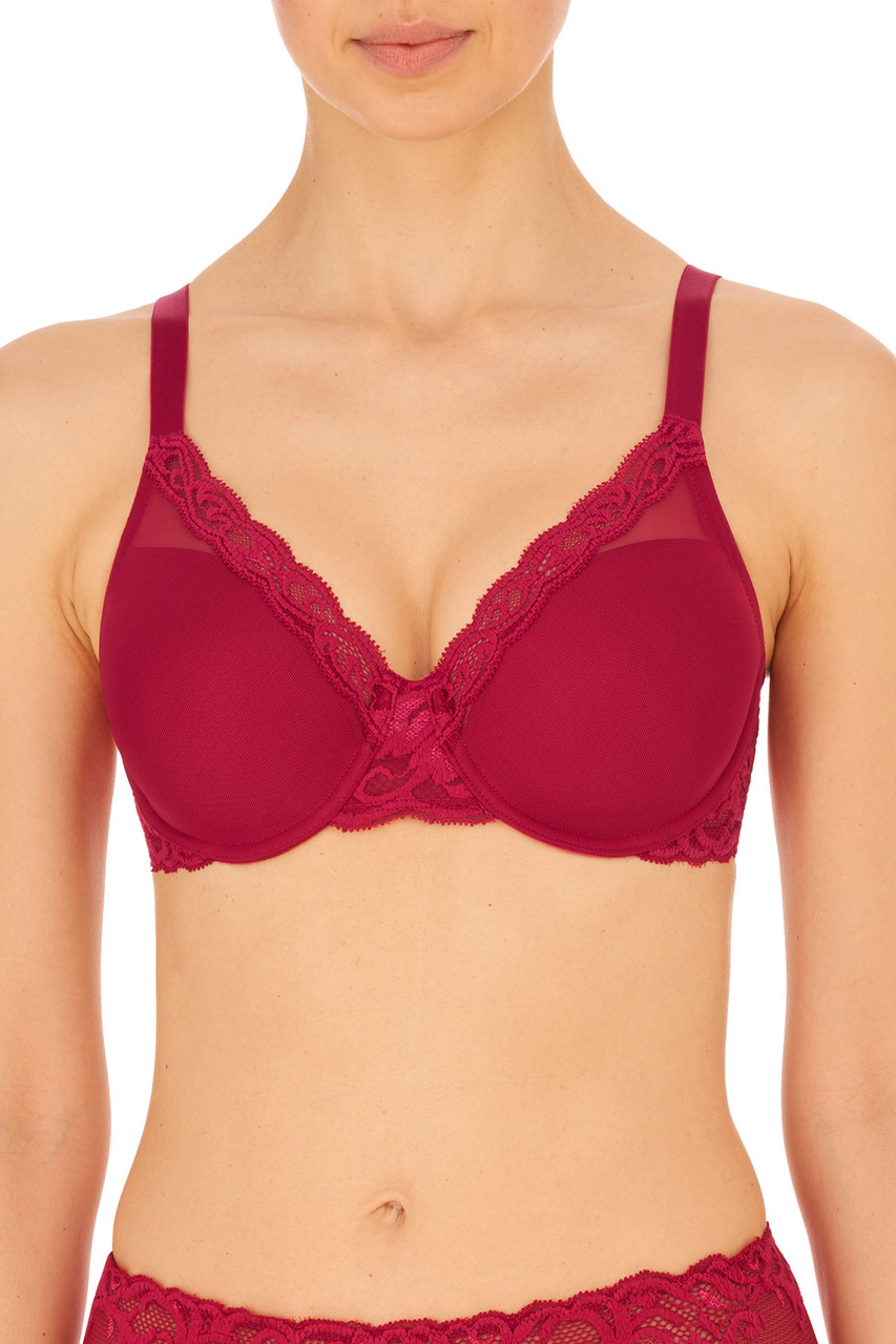 NATORI Frose/Red Clay Pure Luxe Contour Underwire Bra, US 36G, UK