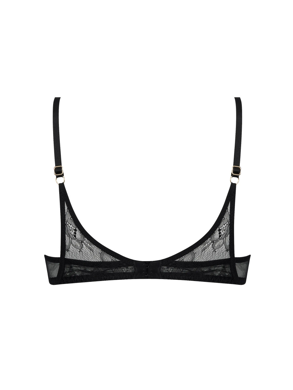 Adorable en Sexy Triangle Glam Bra in Noir *FINAL SALE (25