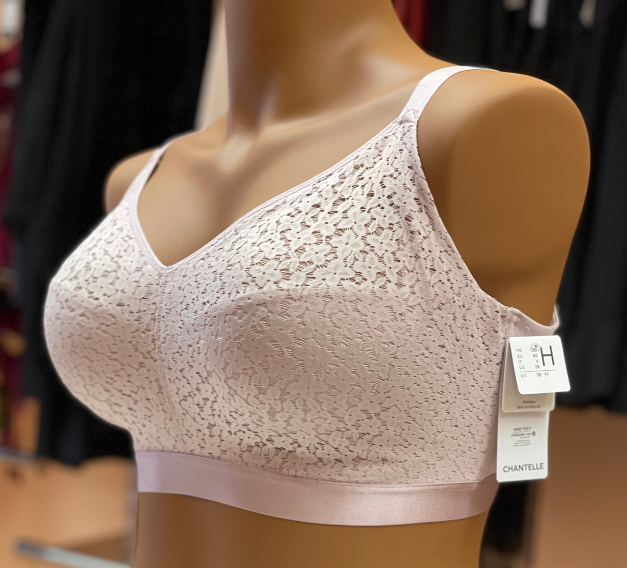 Chantelle Norah Comfort Full Bust Wireless Bra in Pale Rose (O8) - Busted  Bra Shop