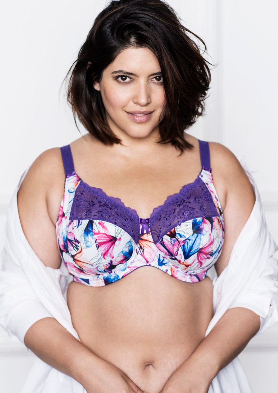 Elomi Morgan Underwire Banded Full Cup Bra in Carnival (CAV) FINAL SALE  NORMALLY $66