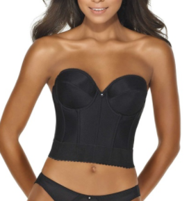 bra for low back strapless dress Voluptuous Backless Hook the other side of the Adjustable Low Back Strap to your bra Noemi Backless Strapless Lowback Balconnet