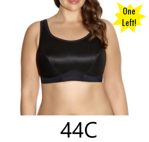 Wacoal Allyson Wire Free Sport Nursing Bra in Black - Busted Bra Shop