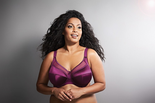 Goddess Adelaide Banded Underwire Bra in Peacock (PEK) FINAL SALE NORMALLY  $50 - Busted Bra Shop