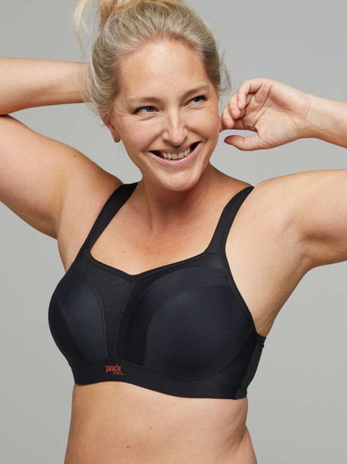 Panache Sports Bra 7341 A/B Non Wired Moulded Cups Racerback Reduces Bounce