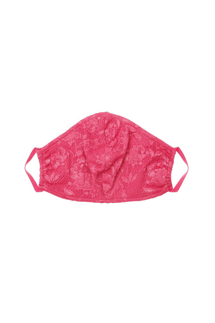 Never Say Never V Face Mask in Hot Pink