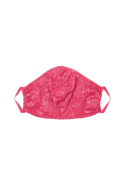 Cosabella Never Say Never V Face Mask in Hot Pink