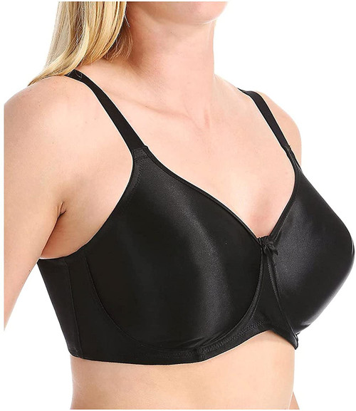 Wacoal Allyson Wire Free Sport Nursing Bra in Black - Busted Bra Shop