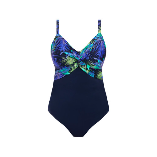 Beach Waves G Cup Twist Front One Piece